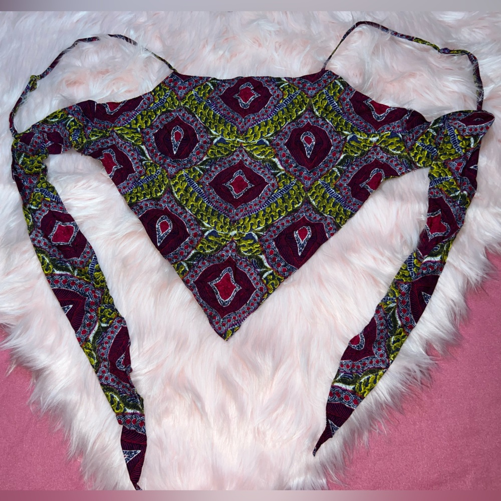 Tie back tank top